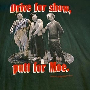 Vintage 1997 The Three Stooges Golf T shirt. Condition is perfect.